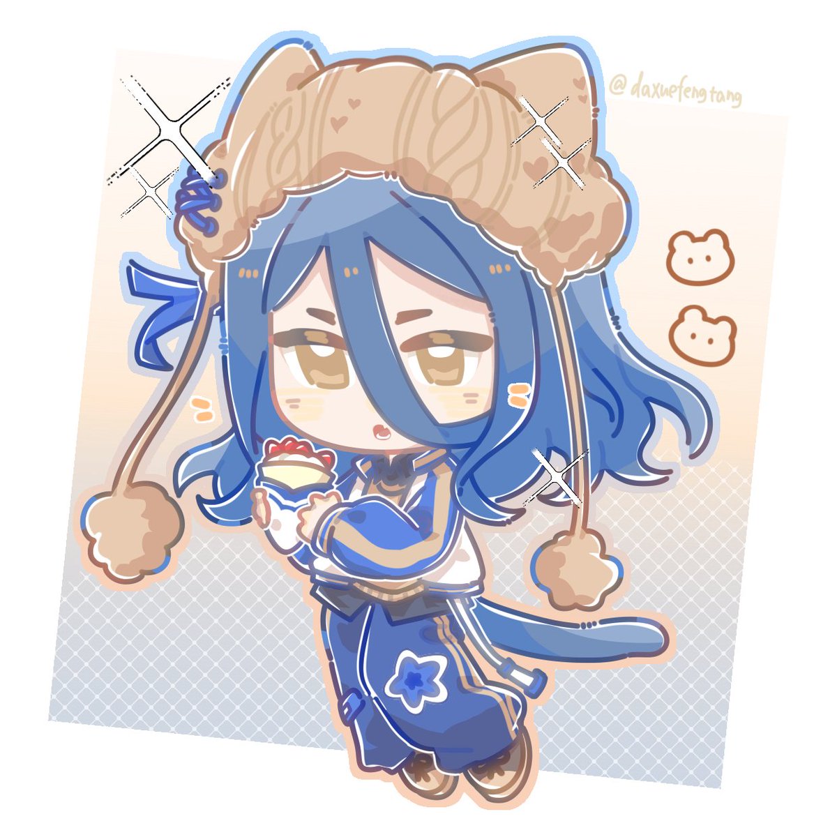 🐱🌲💙💛