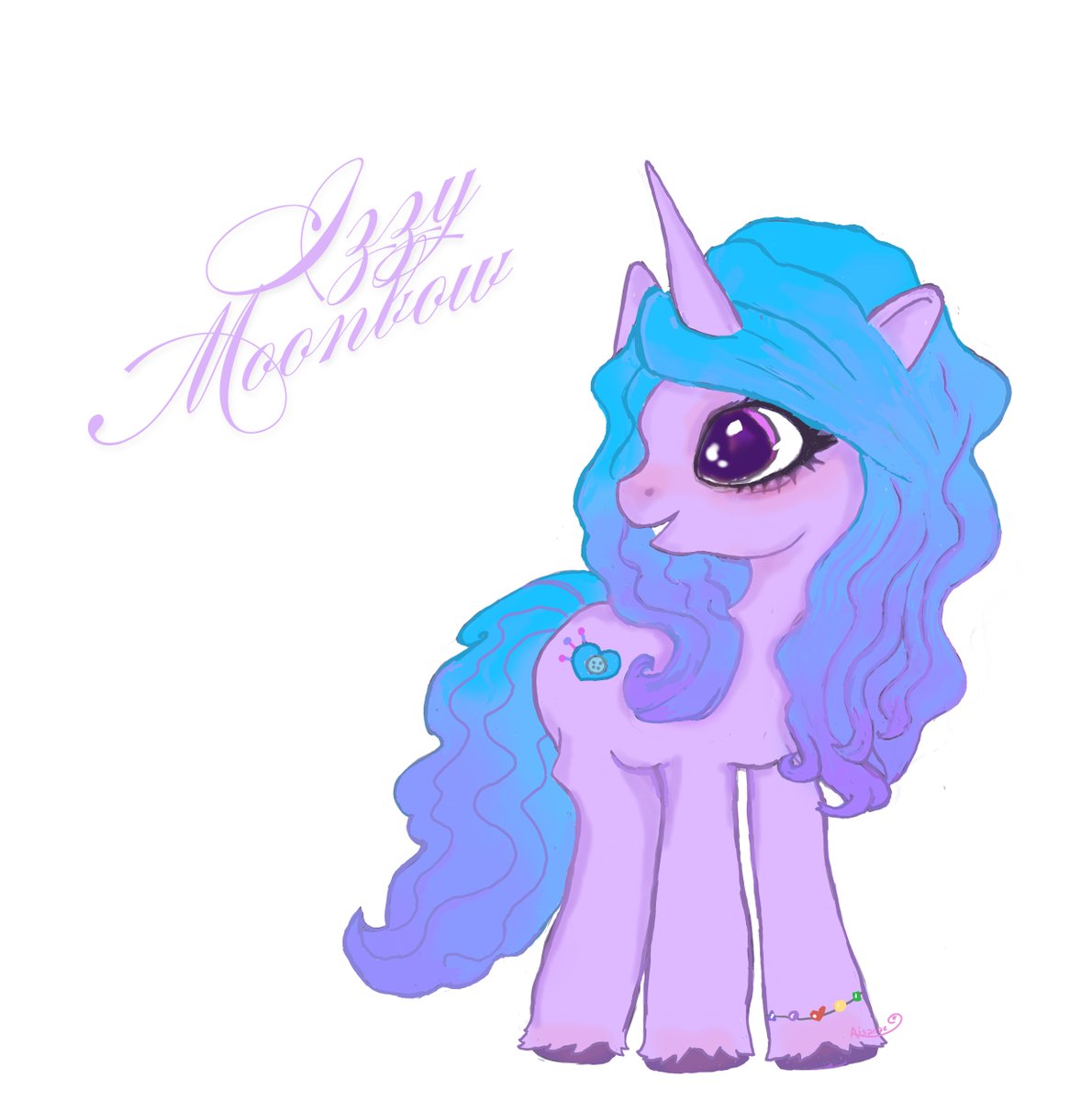 aisanae_a's tweet photo. izzy moonbow in a different style bc i don't vibe with the 3d situation in new gen mlp
#mlp #fanart #mlpgen5 https://t.co/yNVBeajUnp