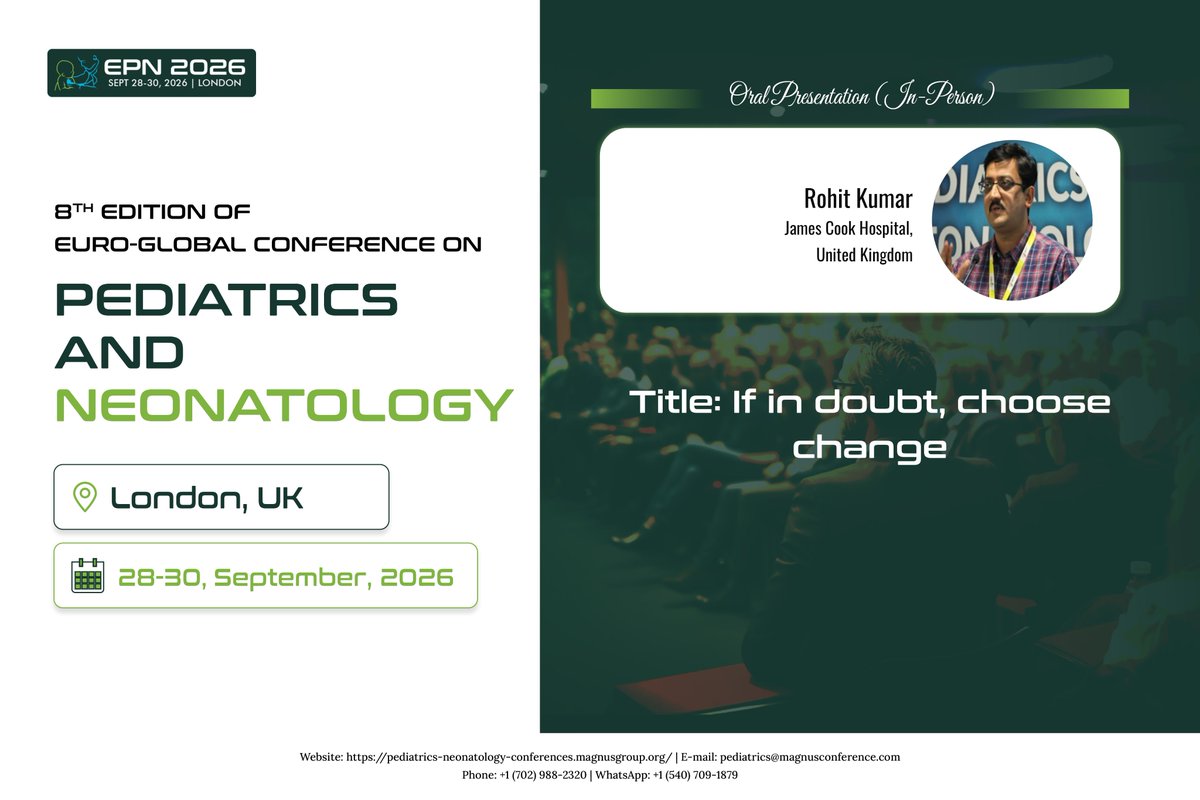 Pediatrics & Neonatology Event tweet media