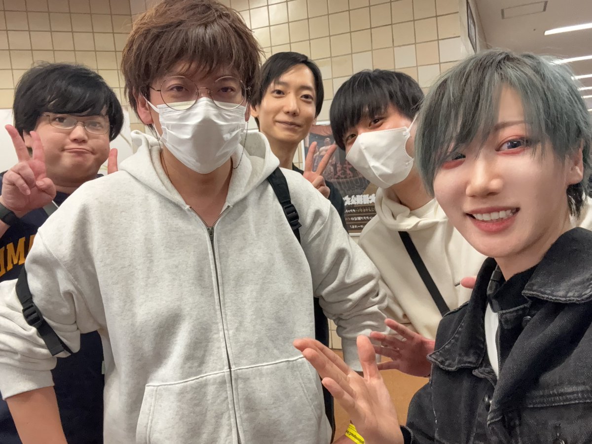 Hiro_and_Hiro_'s tweet photo. 声優スト6部のみんなに会えた✨

🐅@kunpei_voice
🪭@ryogoiwase
🕷@13chi_max
🐉@inugao_ca https://t.co/Q8tLb06W3b