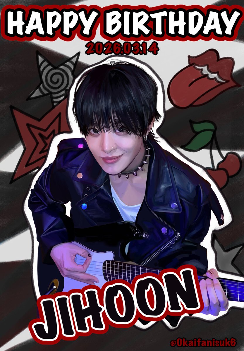ジフンくんおめでとう🎂
#26thGeeGeeJIHOONDAY #3月に咲くジフンという宝の花 #세상이_지훈을_만난_날
#TREASUREfanart