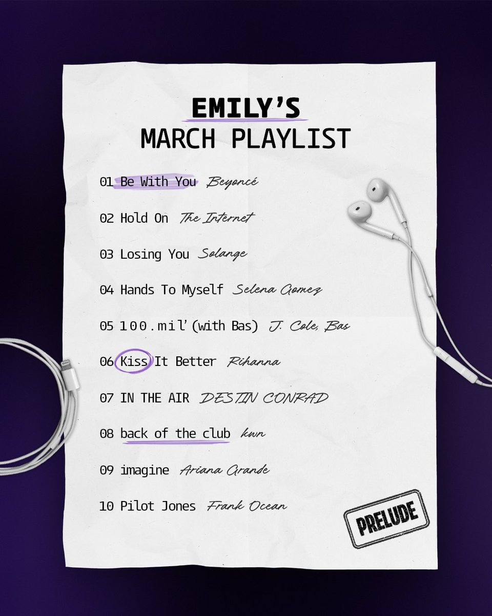 emilymitless's tweet photo. [WEVERSE] March 13, 2026

Emily for Weverse with Lexie and Samara + her Postcard and March Playlist.

#EmilyKelavos #PRELUDE https://t.co/sw5W6uoAtc