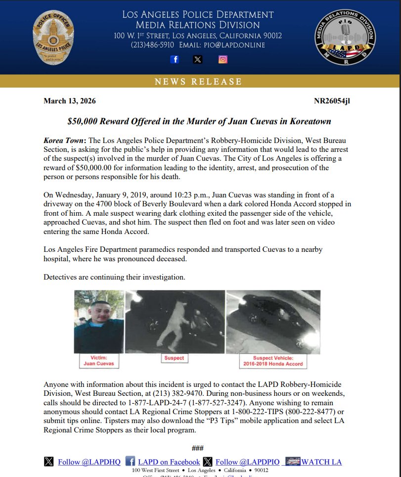 LAPD PIO tweet media