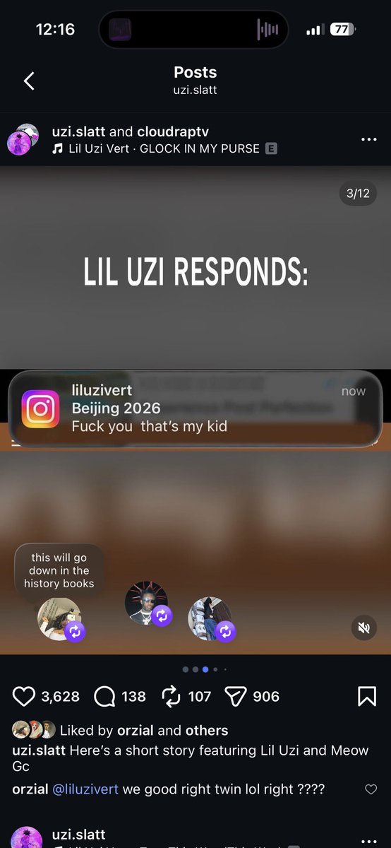 uzislatt's tweet photo. @whatsthevert Lil uzi vert telling you to fuck off🥰 https://t.co/AxB4ZV4pay