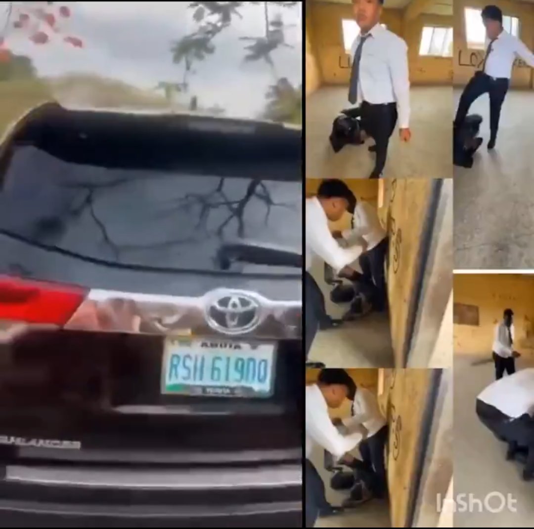 iamemassy's tweet photo. @ChuksEricE For the sake of future purposes, here's the father's plate number https://t.co/HuywumMoN1