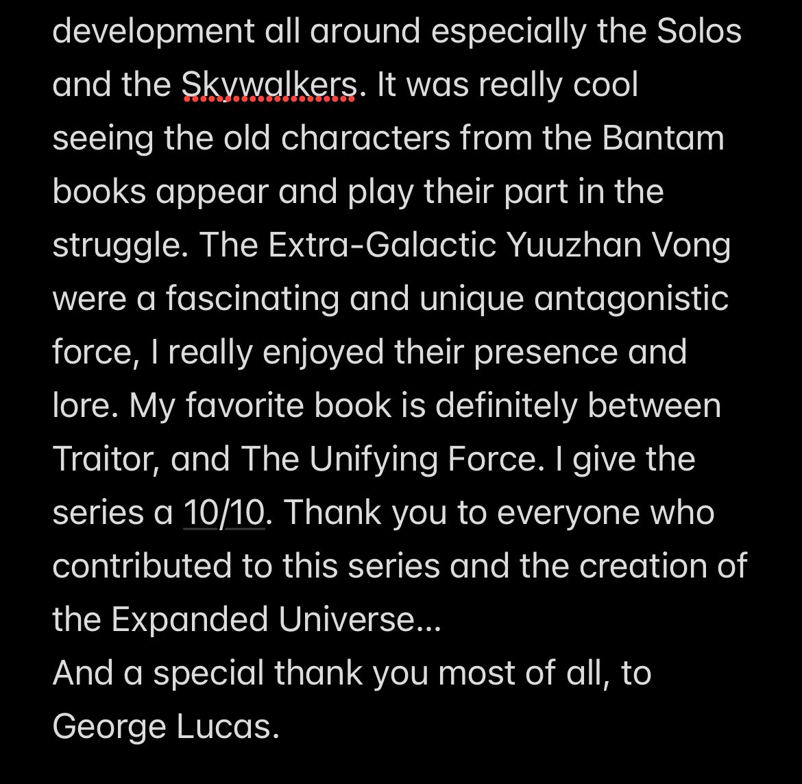 I’ve finished reading The New Jedi Order, here are my thoughts.
