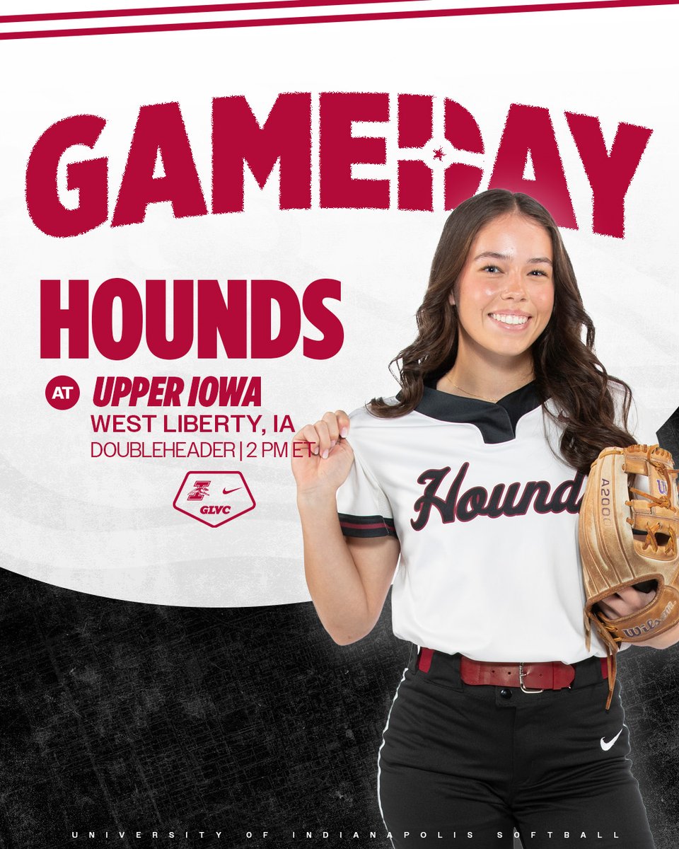 UIndySoftball's tweet image. 🥎 GAMEDAY 🥎

It's the #GLVCsb opener in Iowa! #ONEHOUND

📍 West Liberty, IA
🆚 Upper Iowa
⏰ 2 ET
📊 bit.ly/470CICv
📺 glvcsn.com/uiuglvc/