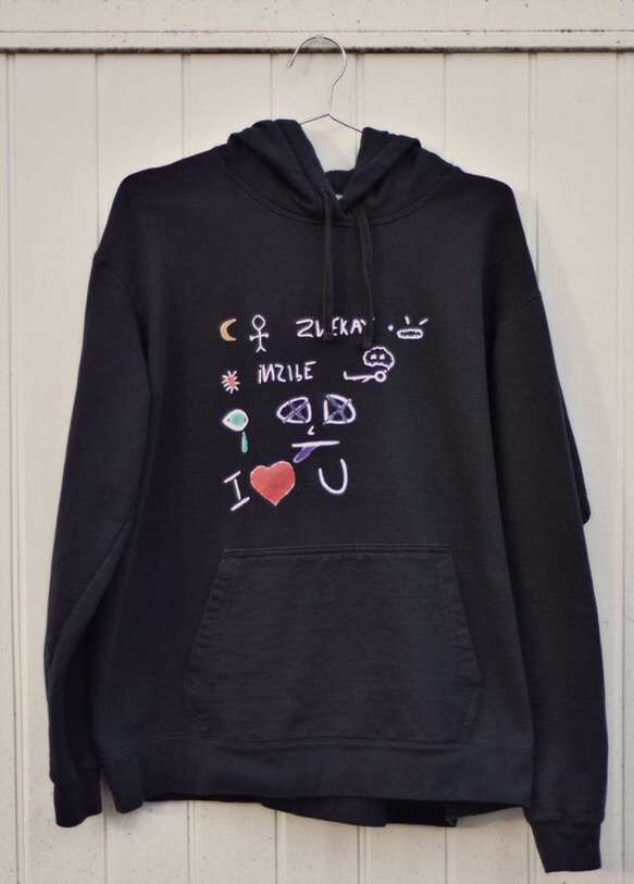 asnesg's tweet photo. I still often think about &amp; miss the Nightman Cometh sweatshirt I made. I hope whoever stole it from the laundromat is enjoying it 💔💔💔 https://t.co/9duXDnv0WQ
