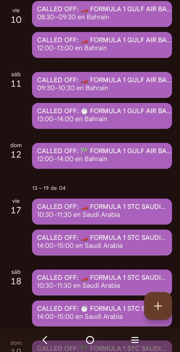 Faranduleandof1's tweet photo. Sin confirmación oficial aún, pero ya es un hecho!
En el calendario de la F1 salen canceladas las carreras de Bahrein y Jeddah
#F1 #Formula1 #Calledoff https://t.co/HImk3LNvLH