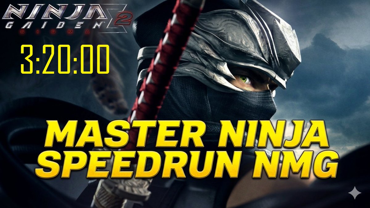 CD212M's tweet image. My very first Nina Gaiden Sigma 2 Speedrun done on Master Ninja^ (No Major Glitches) 
I'm sure with practice &amp;amp; more attempts I can get this down to sub 3 hours and eventually WR ⚔️🥷
#sigma2 #ngs2 #speedrun  
youtube.com/watch?v=81wPm-…