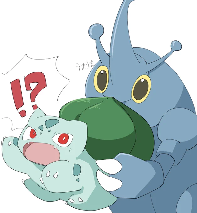 吸われるダネさん