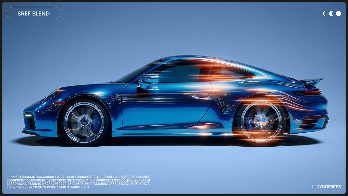 Blue orange motion set