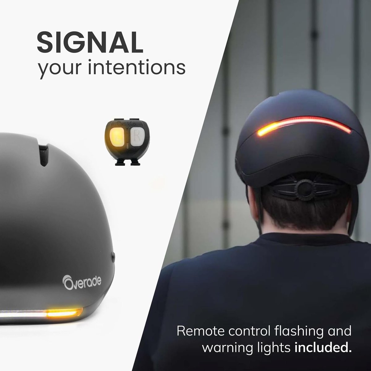 Gadget of the day.

This helmet features front and back LED lights and a remote that helps the rider trigger left, right, and hazard signals on the road.

There's also an optional brake light as well.

The Overade LIFE Helmet, costs $170...