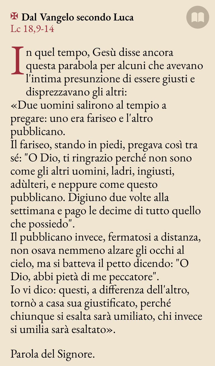pregarelaparola's tweet image. #pregare la Parola di oggi: amore e umiltà sono la gioia del Padre 🥲 
#VangeloDiOggi #vangelodelgiorno