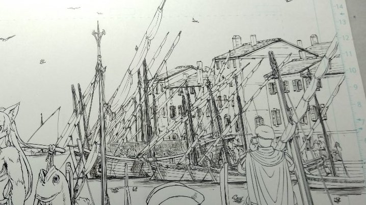 描くなら駆逐艦のメザシの方が楽しいんだけどねぇ 