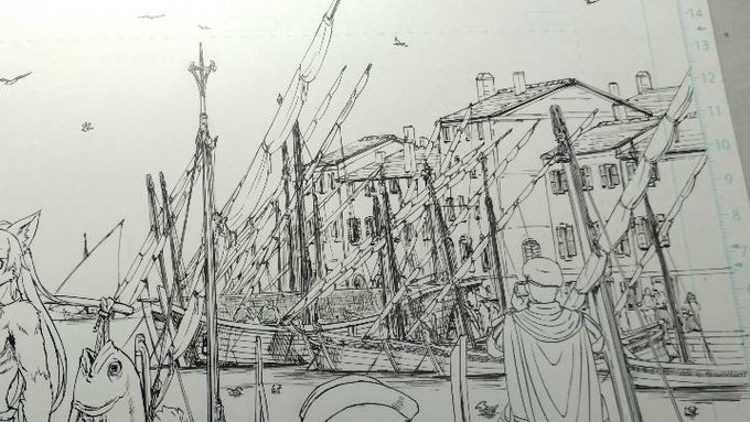 描くなら駆逐艦のメザシの方が楽しいんだけどねぇ 