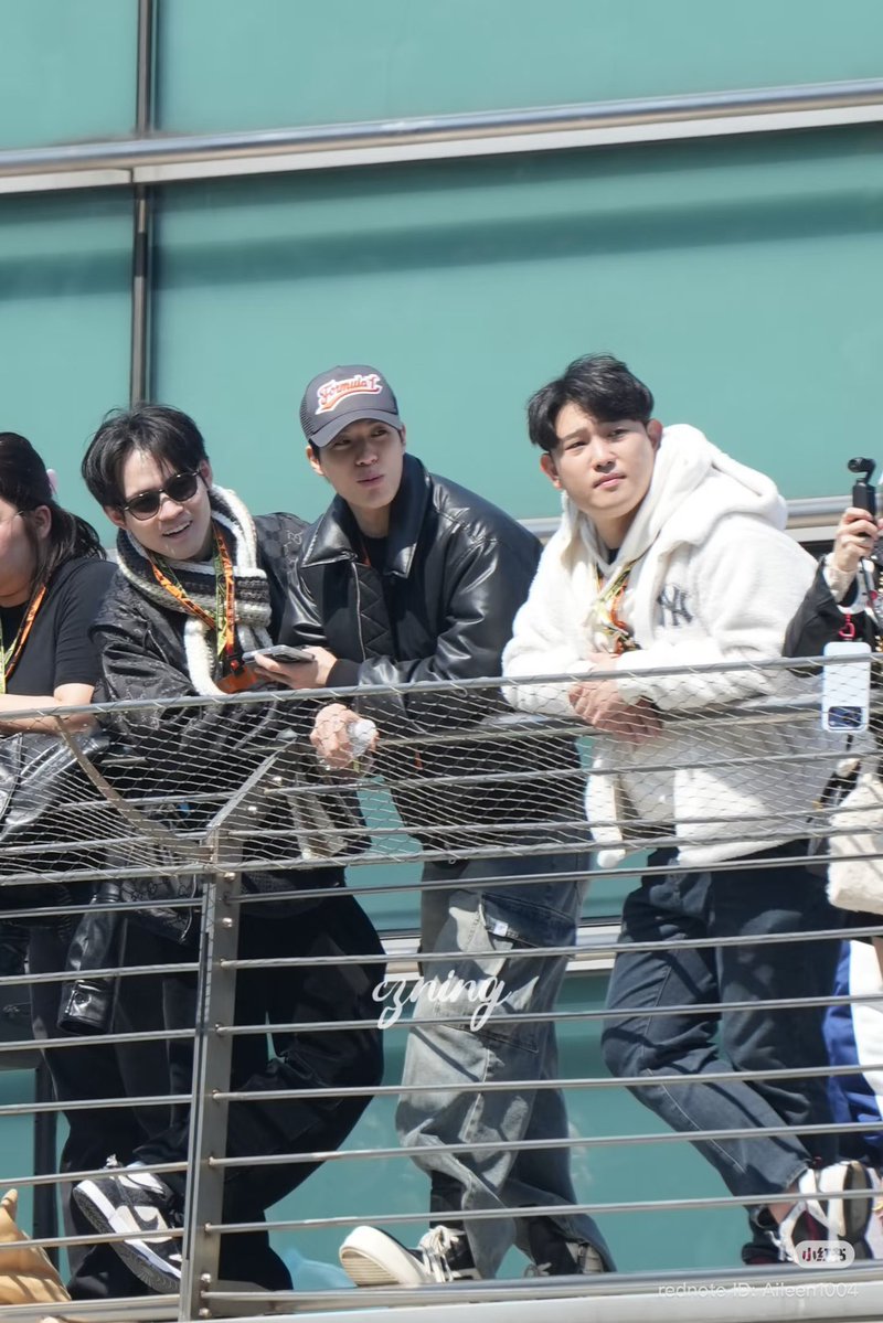 #JENO got to witness ferrari double podium