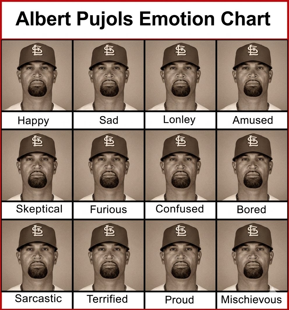 charlieXimages's tweet photo. Las emociones de Don Albert Pujols. https://t.co/k2jPYRWdEb