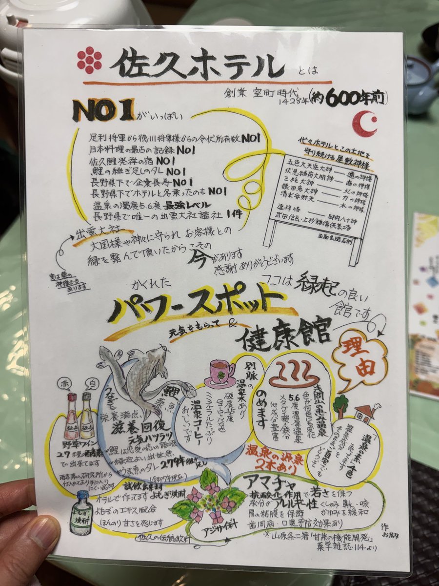 HelloKaruizawa's tweet photo. メニュー載せておきます。鯉のラーメンが気になる… https://t.co/iWqQjWB18i