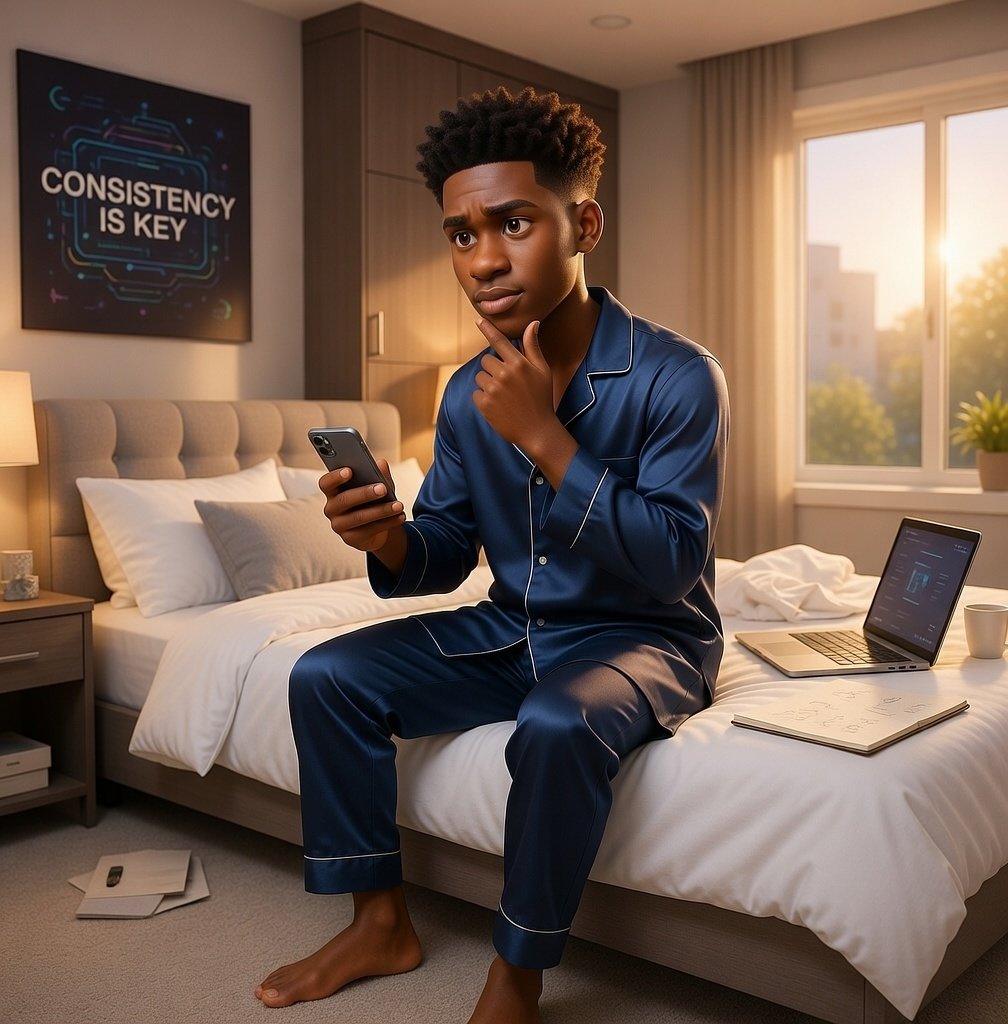 GM &amp; happy weekend  CT☀️

Sitting here thinking about how far consistency can take you.

Some days you feel motivated.
Some days you feel tired.
Some days you question if it’s even worth it.

But the truth is — success isn’t built in one big moment.

It’s built in the small daily