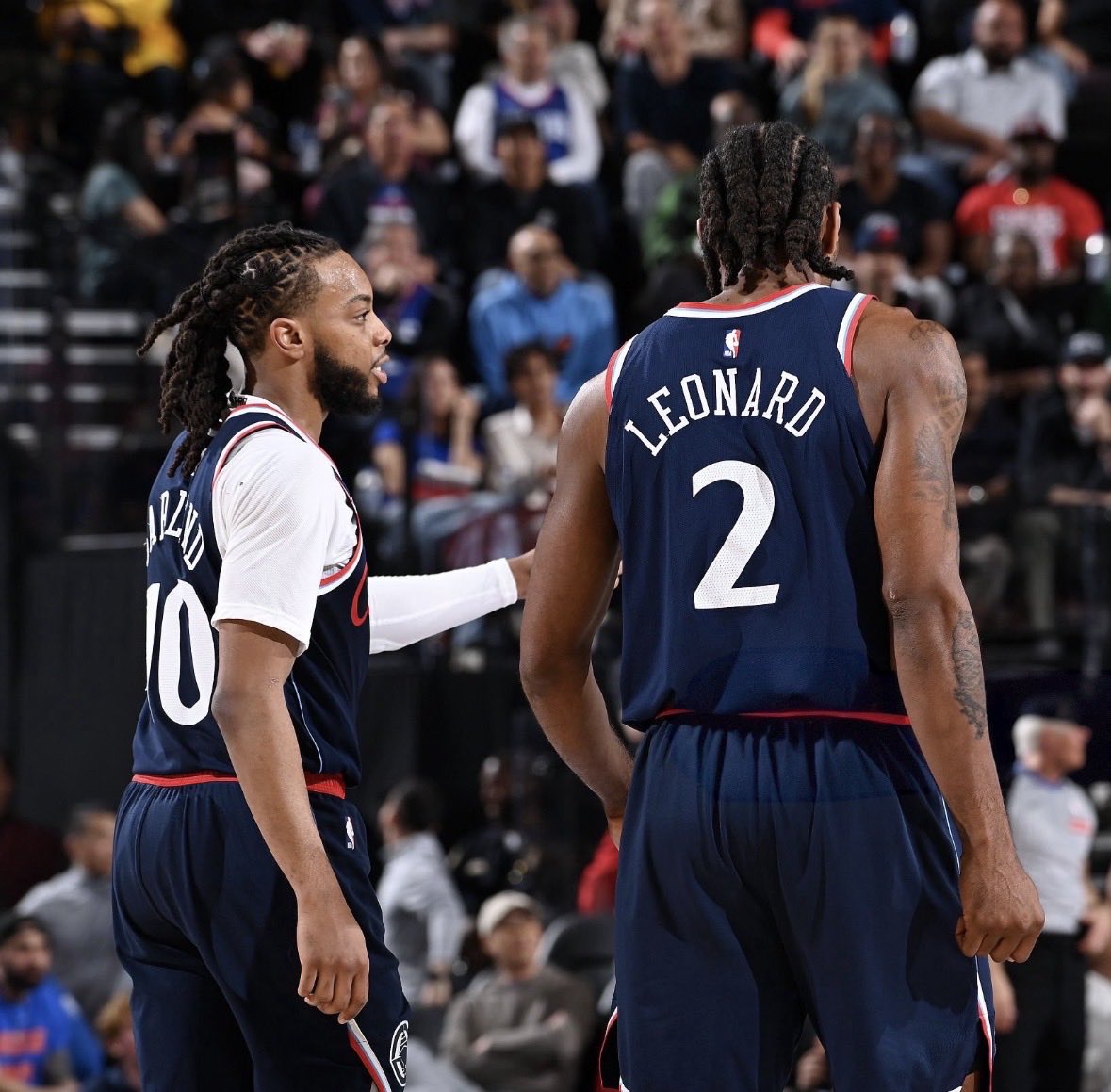 FeelLikeDrew's tweet photo. Clippers are now 34-32,

2 game lead on GSW for 8th seed,

4.5 games back of the Suns for 7th seed,

Have gone 28-11 since starting 6-21 https://t.co/f1ECCI1EON