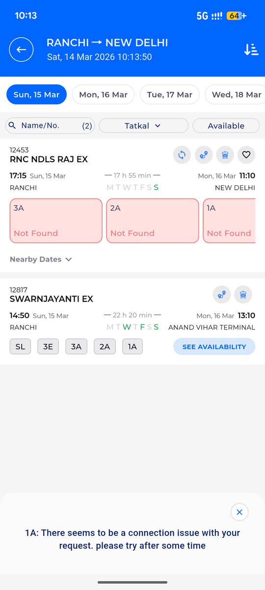 What is this chutiyapa <a href="/IRCTCofficial/">IRCTC</a> ?

My internet is working fine, then why is it showing issue at my end.