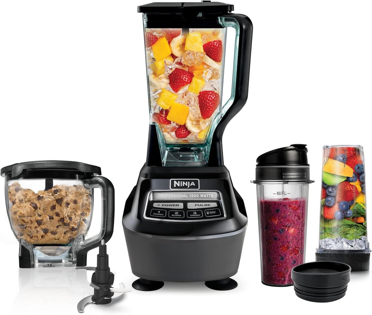 FlyGuyOffers's tweet photo. 🔥 Ninja Kitchen System Blender on sale for $149.99

Usually $180–$220

• 1500W motor  
• Blender + food processor combo  
• Smoothie cups included  
• Makes dough, salsa, frozen drinks

⭐ 92,000+ reviews (4.7)

https://t.co/XQCjZiEKT0 https://t.co/fKBOB9ifOU