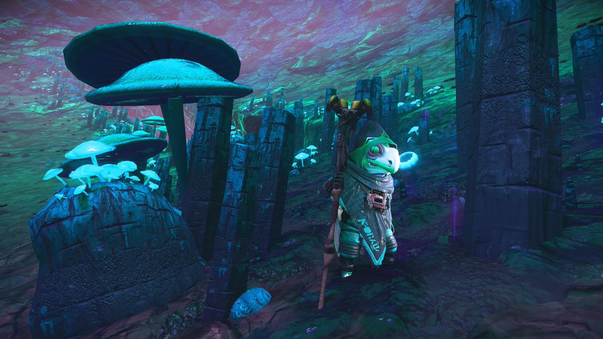 Andr3Ag0g's tweet photo. Scenes from the stellar frontier
#SpaceSaturday #NoMansSky #NoMansSkyRemnant #PhotoMode #VirtualPhotography @NoMansSky https://t.co/xkhQxS10US
