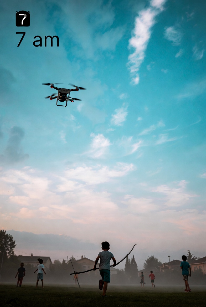 BOND11220's tweet photo. Saat sabahın 7si gök yüzünde dron uçuyor ve halen çocuklar dışarda oynuyor lncfdbfvıhdksaugcugsdugu https://t.co/xpF555476U
