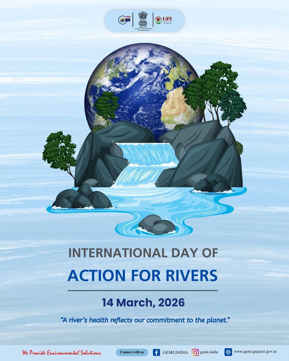 Rivers are the veins of our Earth. Keep them flowing, keep them clean 🌍💧

#InternationalDayofActionForRiver #SaveRivers #RiverDay #WaterIsLife #NatureLove