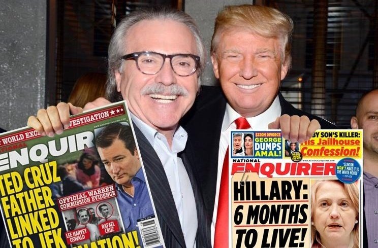 How about the fact Trump would literally go into a conference room at Trump Tower with the owner of the National Enquirer and make up stories about his opponents to publish.  Then he would go on t.v. and yell about fake news.