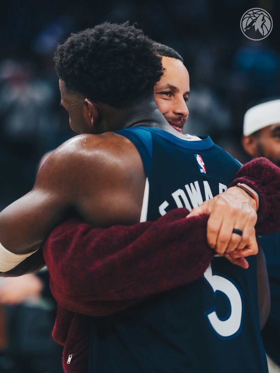 Timberwolves's tweet photo. gg, @warriors 🤝 https://t.co/0k8v4E9CUv