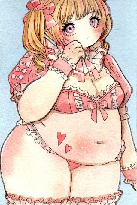 もちもちな女の子をもっと描きたい!