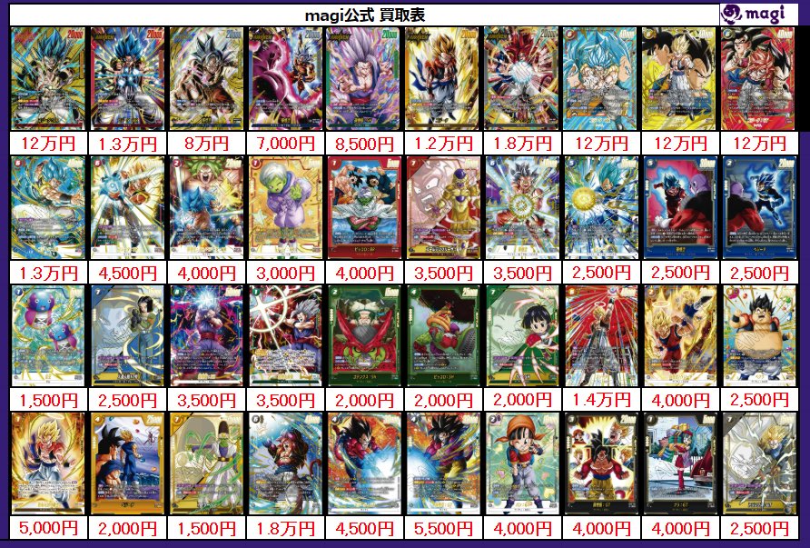 ✨DBFW買取情報✨】 デュアルエボリューション買取表更新いたしました