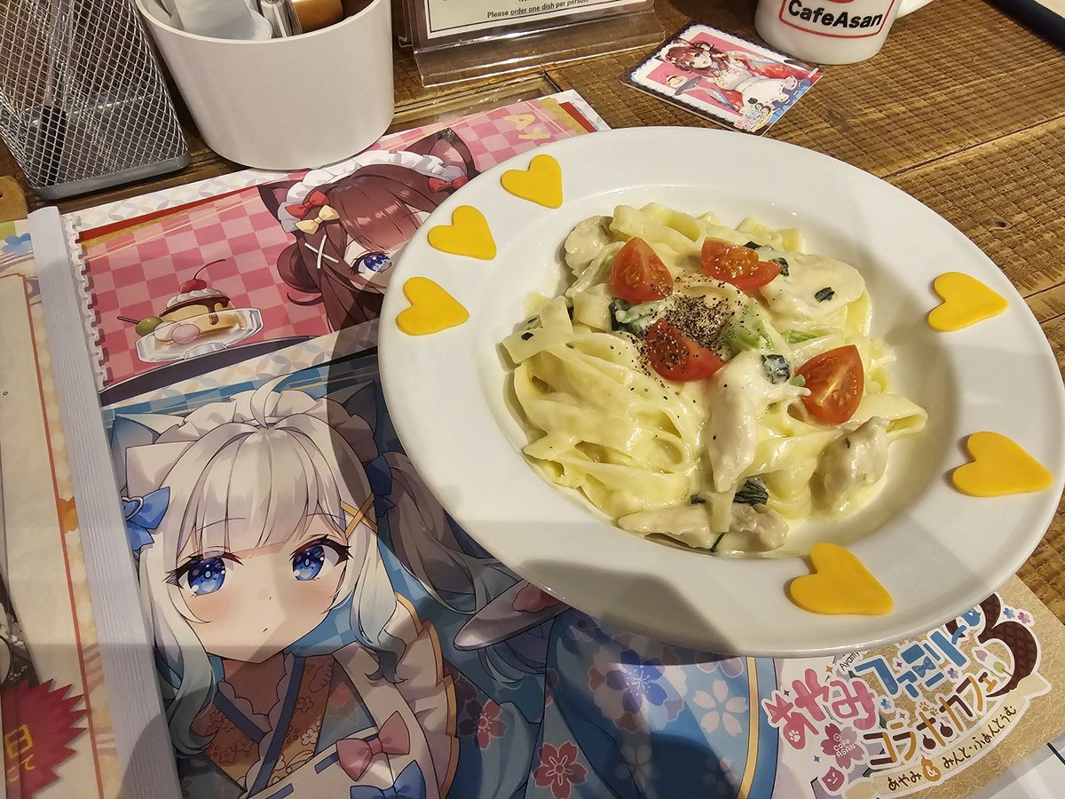 AdoniteIsMyName's tweet photo. It's my birthday and I visited Cafe ASAN today~
The food was delicious and looked so cute &amp; adorable! I am so happy I could spend my b'day here and finally get my hands on some Minto merch! #ayamintcafe #fantography 👻 💚 https://t.co/s9uANzECVB