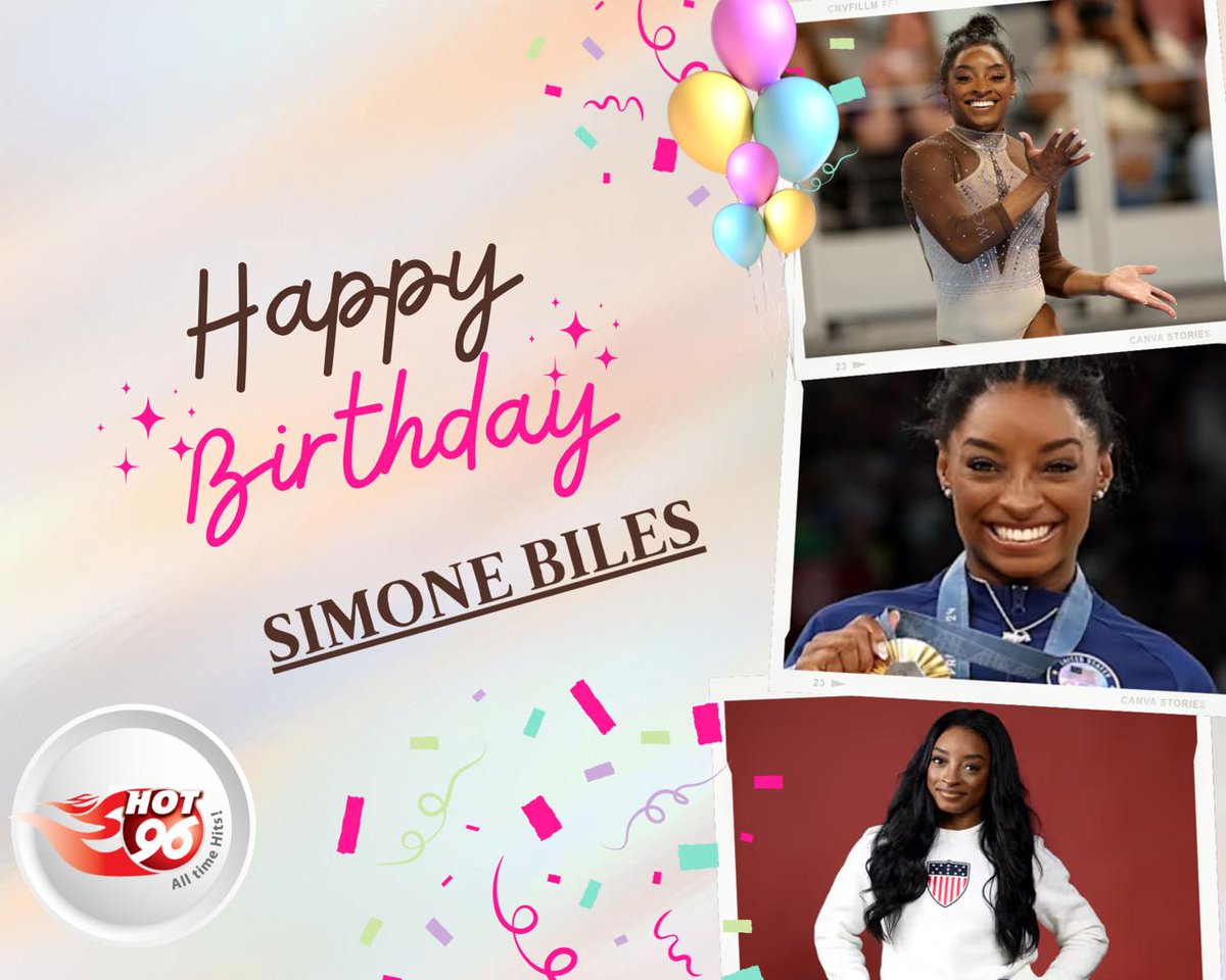 Hot_96Kenya's tweet image. Happy Birthday Simone Biles🎉🎉 #TheMorningAfter