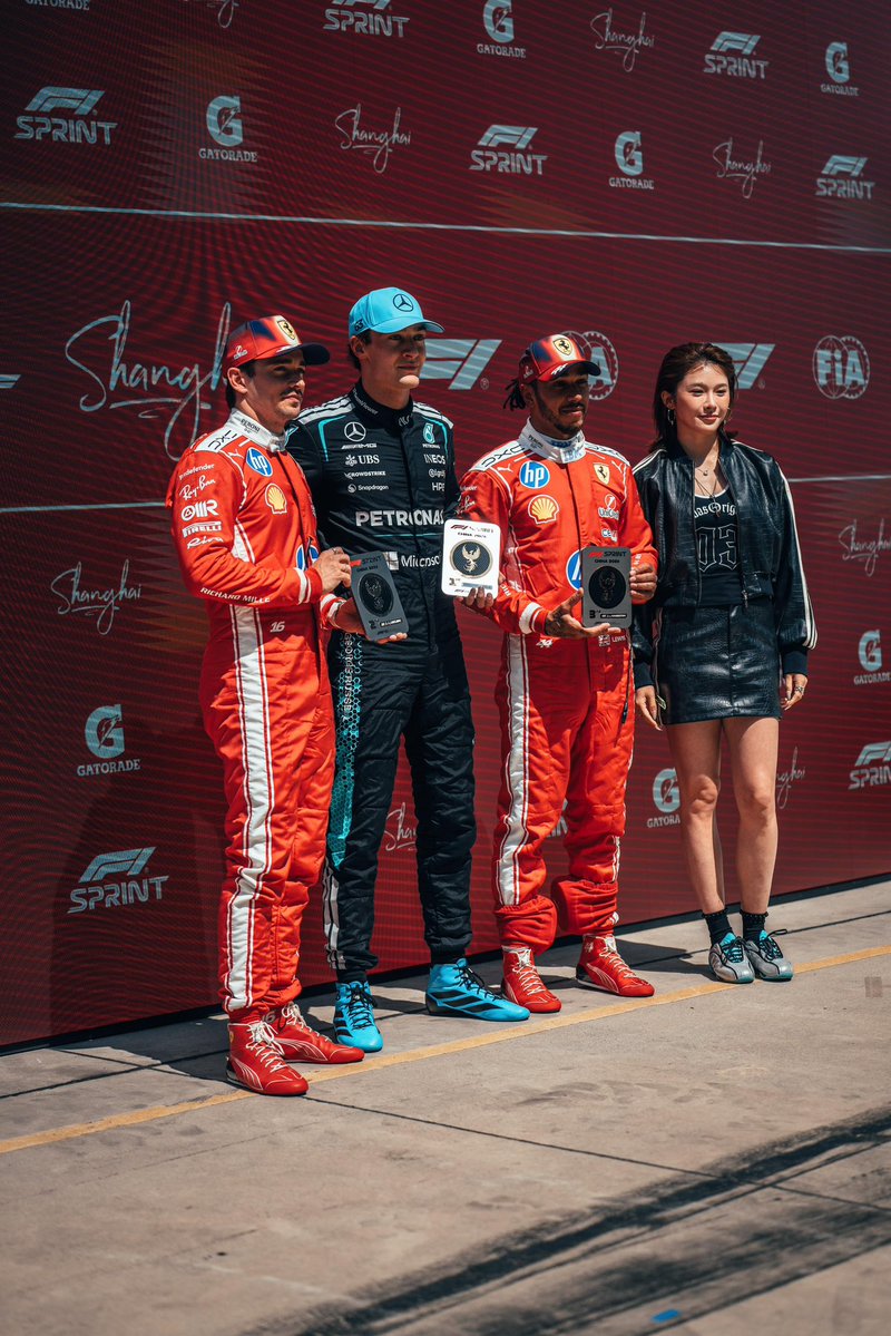 George Russell tweet media