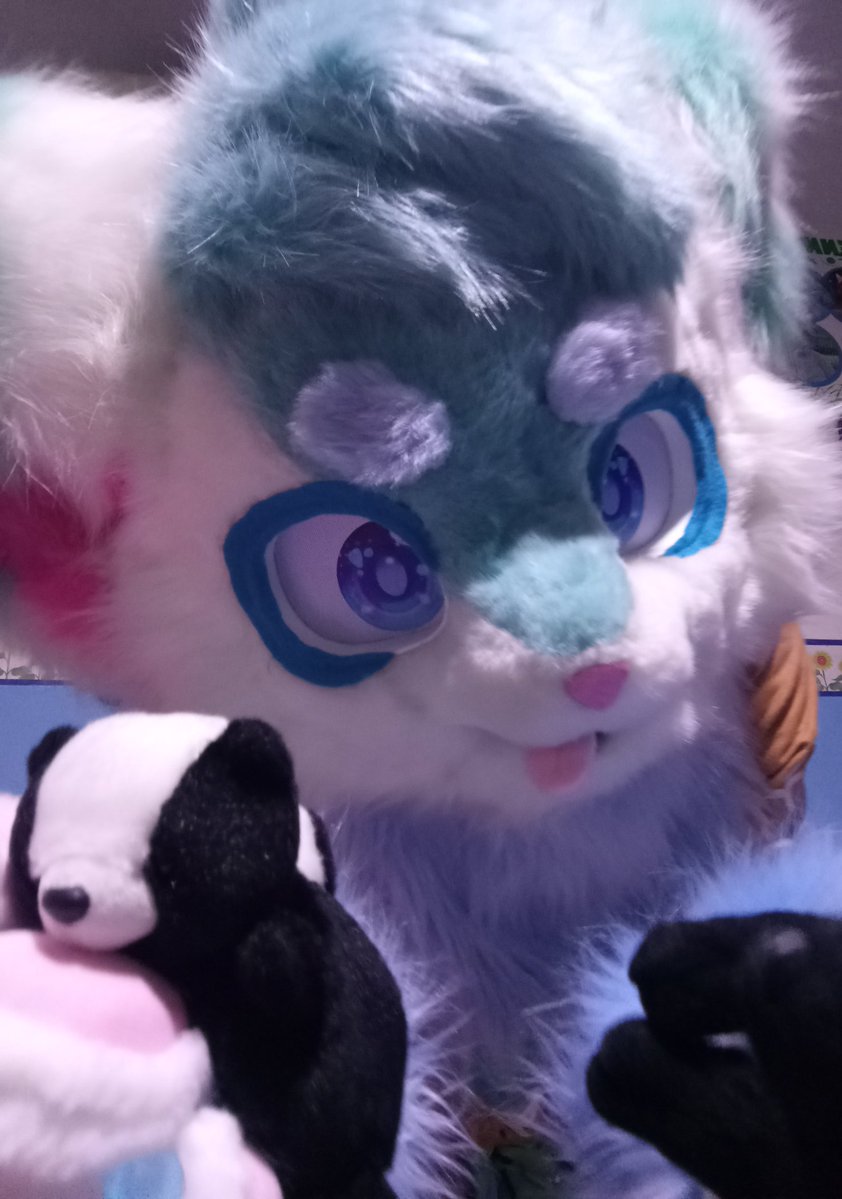 🦨Silver Ice Skunk| comms open!!! 🩵 tweet media