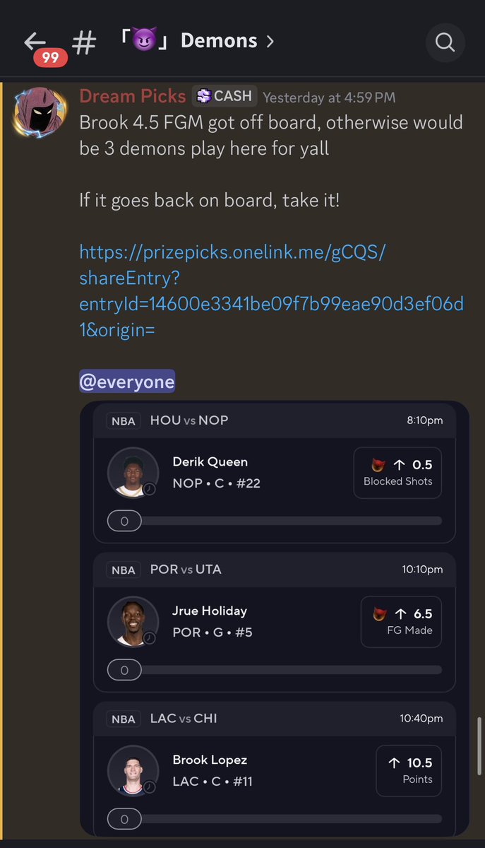 Dream Picks tweet media