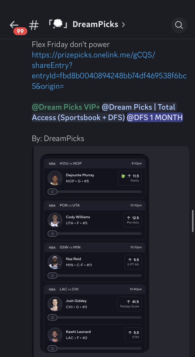 Dream Picks tweet media