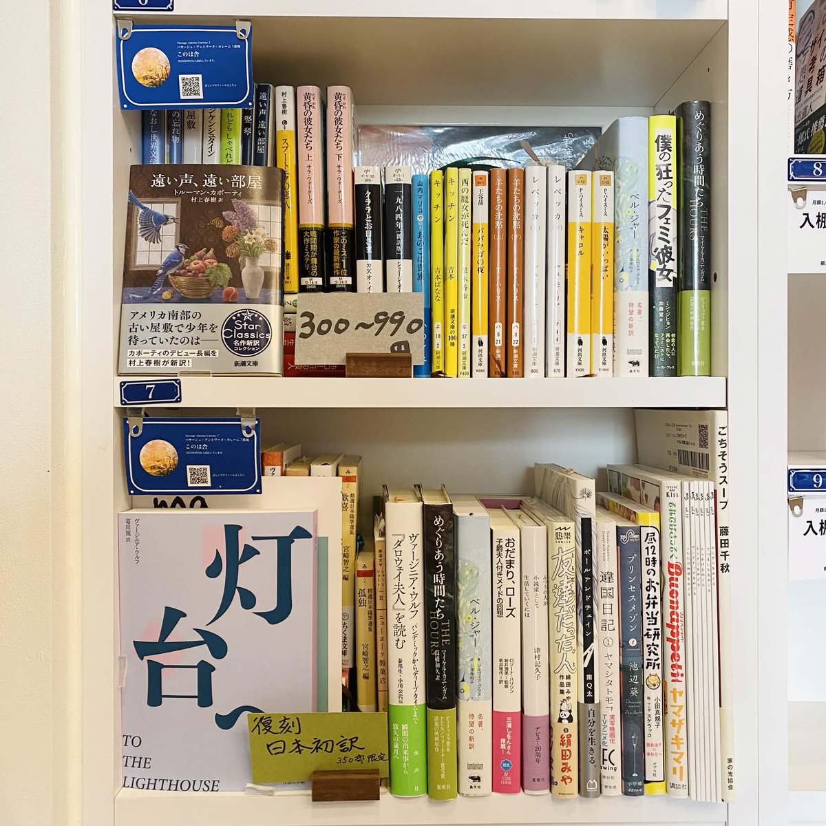 #神保町 #SOLIDA 入荷📚情報！
#このは舎  さんに6冊の搬入がありました
おすすめは『ベル・ジャー（I am I am I am） 』『灯台へ 』『一九八四年 』
特に『ベル・ジャー 』はビリーアイリッシュ主演✨で映画化される今一押しの1冊🌸（清）

棚の情報👇 passage.allreviews.jp/store/LPTKZTCQ… 

#PASSAGE
#共同書店