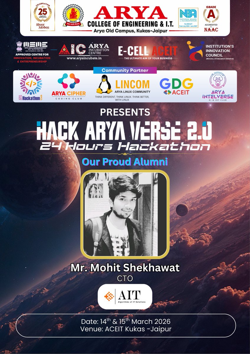 HACK ARYA VERSE 2.0 tweet media