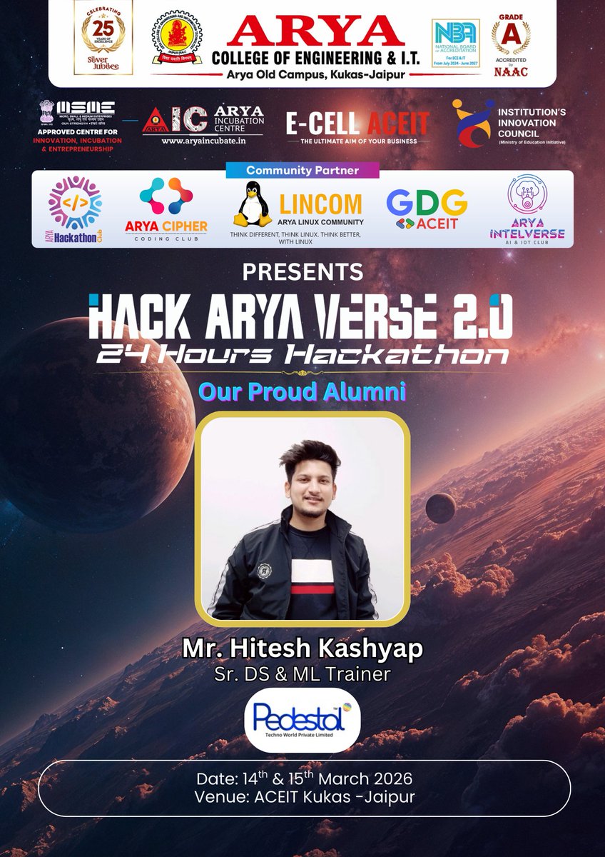 HACK ARYA VERSE 2.0 tweet media