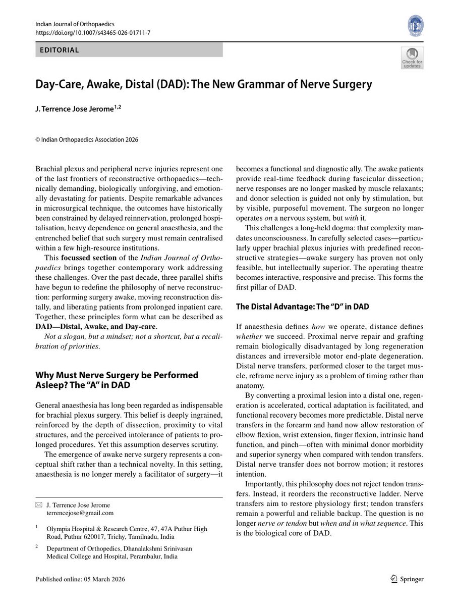 Terrence Jose Jerome, FRCS tweet media