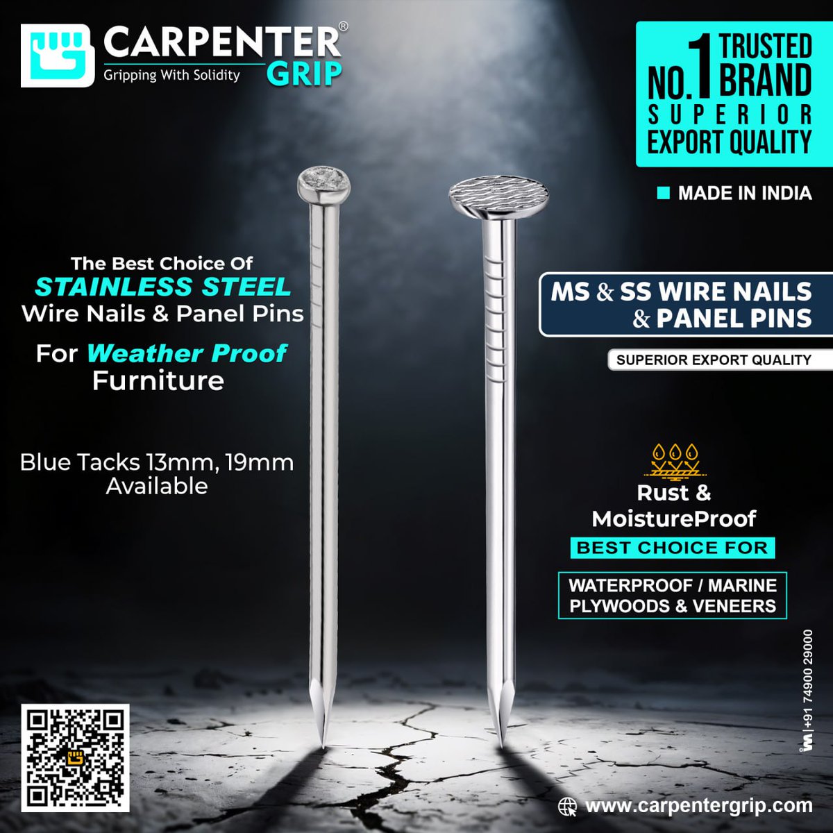 ibais_wooden's tweet photo. CARPENTER GRIP - RAJKOT
For enquiry via WhatsApp click:
https://t.co/eAJfbX2VtD
Helpline No.: +91 87800 38150
#mswirenails #sswirenails #panelpins #nailsmanufacturer #furniturefittings #wirenailsmanufacturer #superiorquality #carpentergrip #carpentergripnails
.
@ibais_wooden https://t.co/WHDj8buf2g