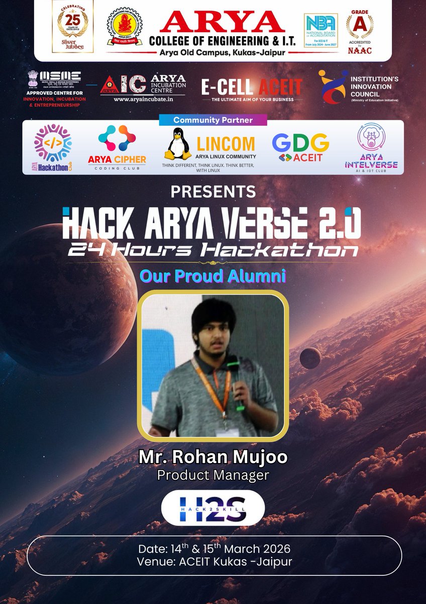 HACK ARYA VERSE 2.0 tweet media