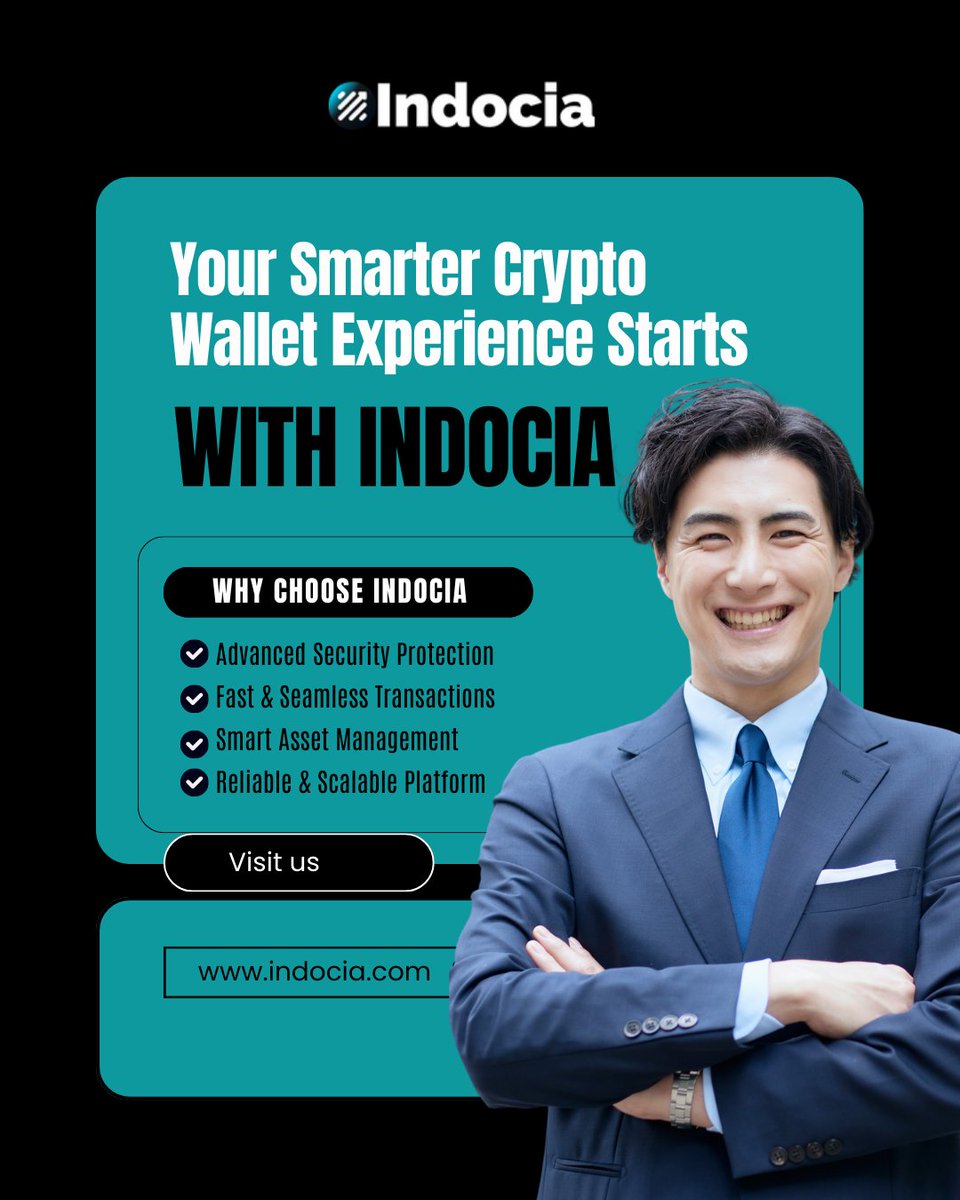 indocia_'s tweet image. Secure your digital assets with Indocia — the smarter way to manage crypto. 🔐💼
Enjoy fast transactions, advanced security, and seamless asset management in one powerful wallet. ⚡📊
🌐 Visit: indocia.com
#Indocia #CryptoWallet #BlockchainSecurity #DigitalAssets