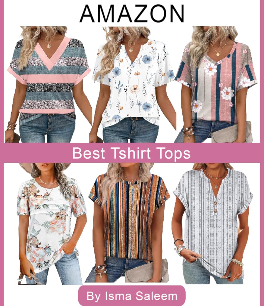 ismasaleemstyle's tweet image. Stylish and stunning t-shirt tops for women ideal for Spring and Summer.
.
amazon.com/shop/englishli…
.
#ad
#tshirts #springfashion 
#Amazon #amazonfashion #amazonfinds #fashion #summerstyle #style  #fashionblogger #founditonamazon