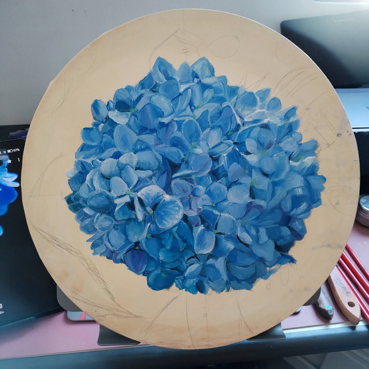 ruthy_creates's tweet photo. Hydrangea Process 💙 https://t.co/37VJG7uiCe
