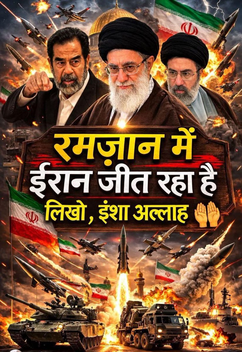 Rizvana_72's tweet photo. रमज़ान में ईरान जीत रहा है
लिखो, इंशा अल्लाह 🤲💚💯
.
.
.
#Israël #Iran https://t.co/k61u95IuPS